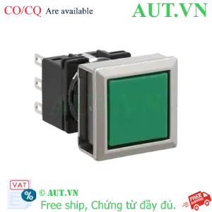 Ảnh của Nút nhấn nhả không đèn IDEC LB7MB-M1T2G 2NO+2NC (Xanh)