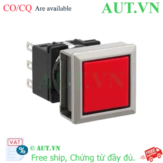 Ảnh của Nút nhấn nhả không đèn IDEC LB7MB-M1T2LR 2NO+2NC (Đỏ)