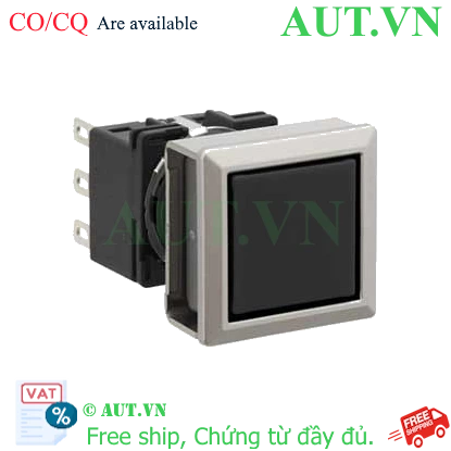 Ảnh của Nút nhấn nhả không đèn IDEC LB7MB-M1T2VB 2NO+2NC (Đen)