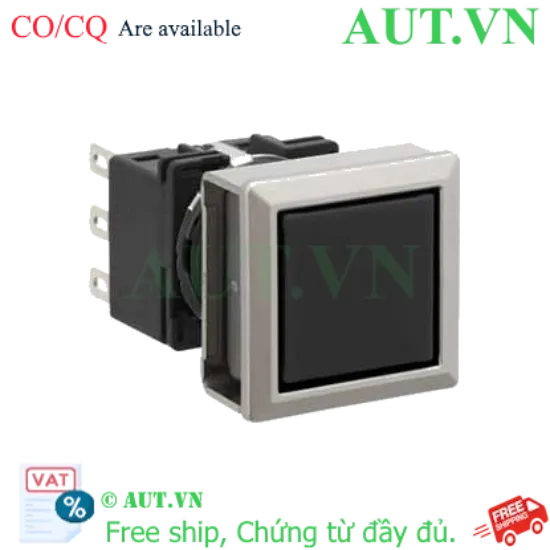 Ảnh của Nút nhấn nhả không đèn IDEC LB7MB-M1T6B 2NO+2NC (Đen)