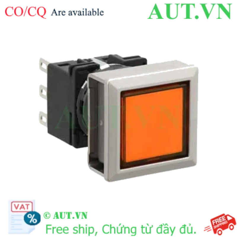 Ảnh của Nút nhấn nhả không đèn IDEC LB7MB-M1T6LA 2NO+2NC (Hổ phách)