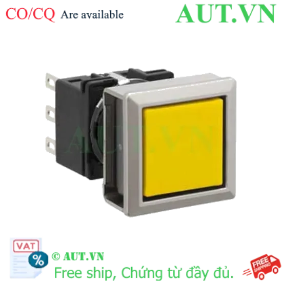 Ảnh của Nút nhấn nhả không đèn IDEC LB7MB-M1T6LY 2NO+2NC (Vàng)