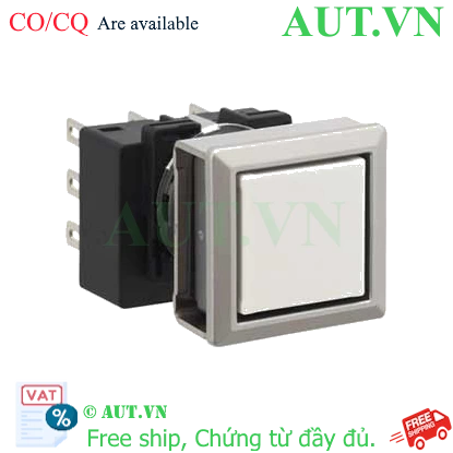 Ảnh của Nút nhấn nhả không đèn IDEC LB7MB-M1T6W 2NO+2NC (Trắng)