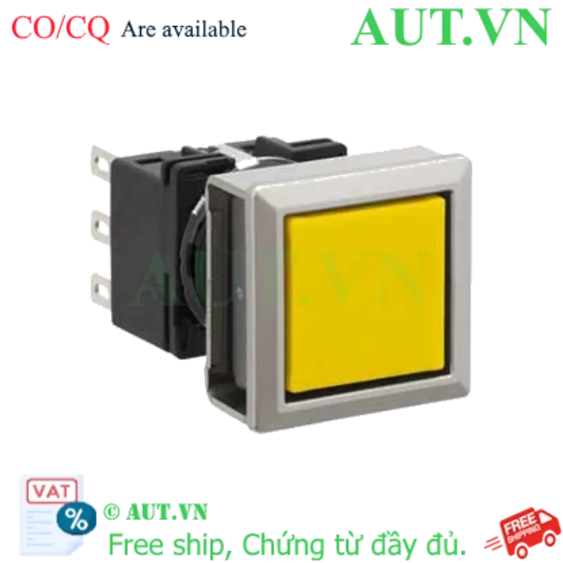 Ảnh của Nút nhấn nhả không đèn IDEC LB7MB-M1T7LY 3NO+3NC (Vàng)