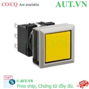 Ảnh của Nút nhấn nhả không đèn IDEC LB7MB-M1T7Y 3NO+3NC (Vàng)