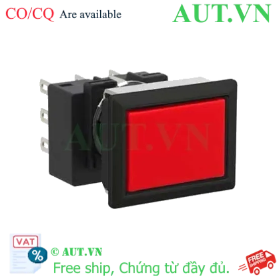 Ảnh của Nút nhấn nhả không đèn IDEC LB8B-M1T1LR 1NO+1NC (Đỏ)