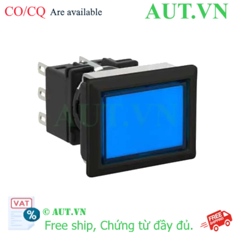 Ảnh của Nút nhấn nhả không đèn IDEC LB8B-M1T1S 1NO+1NC (Xanh)