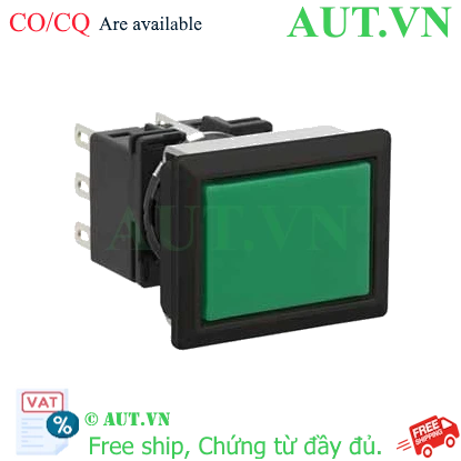 Ảnh của Nút nhấn nhả không đèn IDEC LB8B-M1T2LG 2NO+2NC (Xanh)