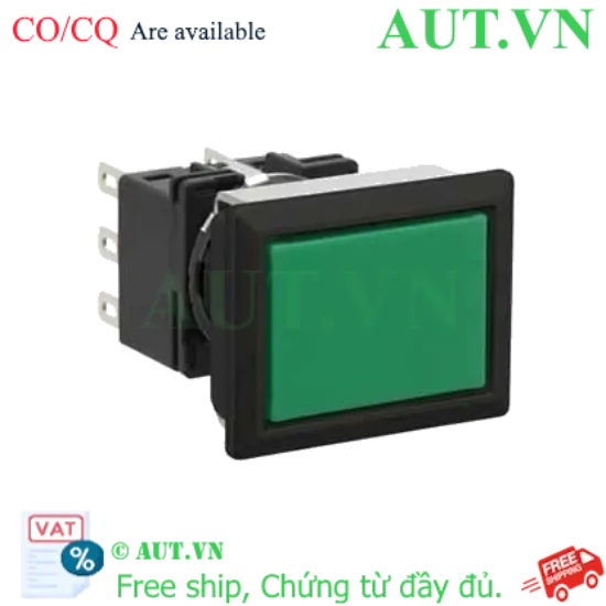 Ảnh của Nút nhấn nhả không đèn IDEC LB8B-M1T7G 3NO+3NC (Xanh)