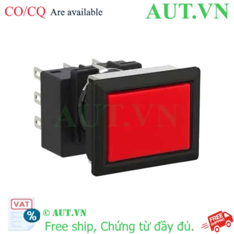 Ảnh của Nút nhấn nhả không đèn IDEC LB8B-M1T7LR 3NO+3NC (Đỏ)