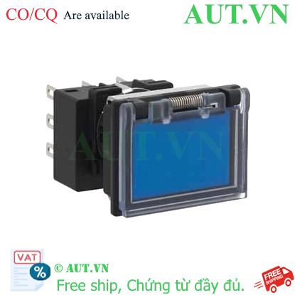 Ảnh của Nút nhấn nhả không đèn IDEC LB8GB-M1T3LS 3NO+3NC (Xanh)