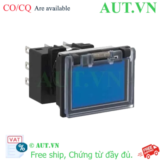 Ảnh của Nút nhấn nhả không đèn IDEC LB8GB-M1T3VS 3NO+3NC (Xanh)