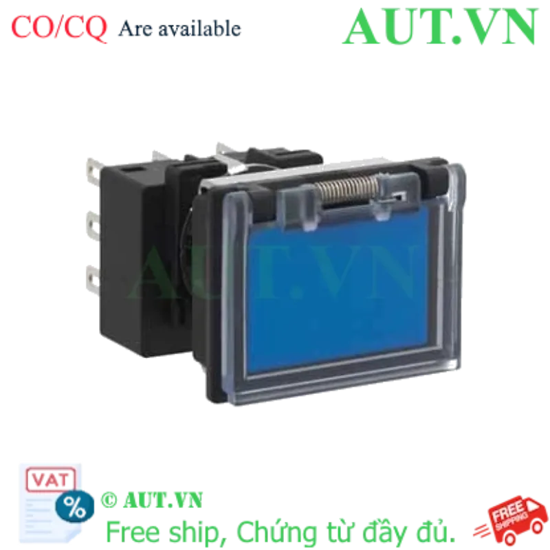 Ảnh của Nút nhấn nhả không đèn IDEC LB8GB-M1T5S 1NO+1NC (Xanh)