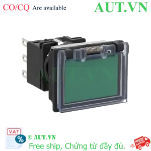 Ảnh của Nút nhấn nhả không đèn IDEC LB8GB-M1T6G 2NO+2NC (Xanh)