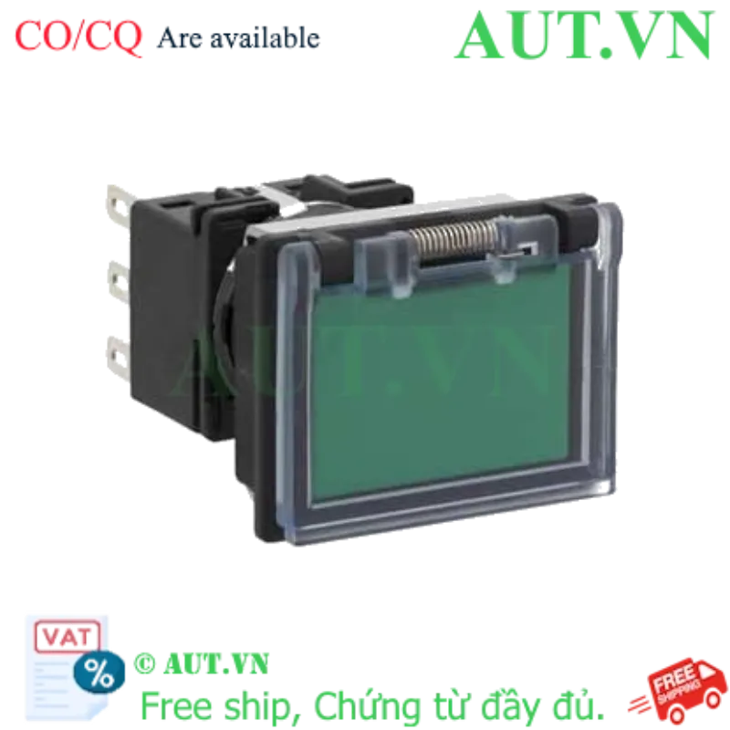 Ảnh của Nút nhấn nhả không đèn IDEC LB8GB-M1T6G 2NO+2NC (Xanh)