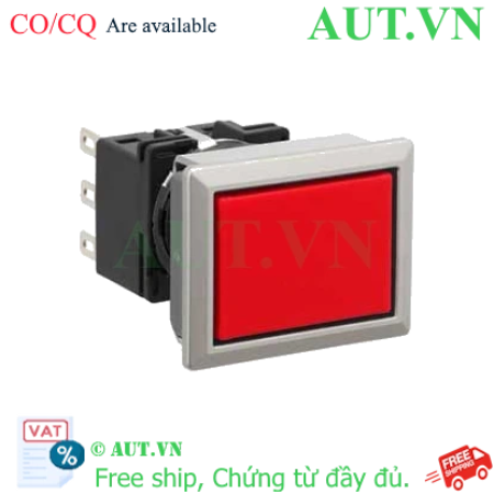 Ảnh của Nút nhấn nhả không đèn IDEC LB8MB-M1T1LR 1NO+1NC (Đỏ)