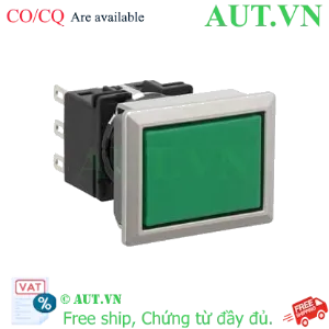 Ảnh của Nút nhấn nhả không đèn IDEC LB8MB-M1T3LG 3NO+3NC (Xanh)