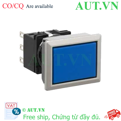 Ảnh của Nút nhấn nhả không đèn IDEC LB8MB-M1T3LS 3NO+3NC (Xanh)
