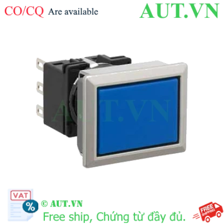 Ảnh của Nút nhấn nhả không đèn IDEC LB8MB-M1T3LS 3NO+3NC (Xanh)