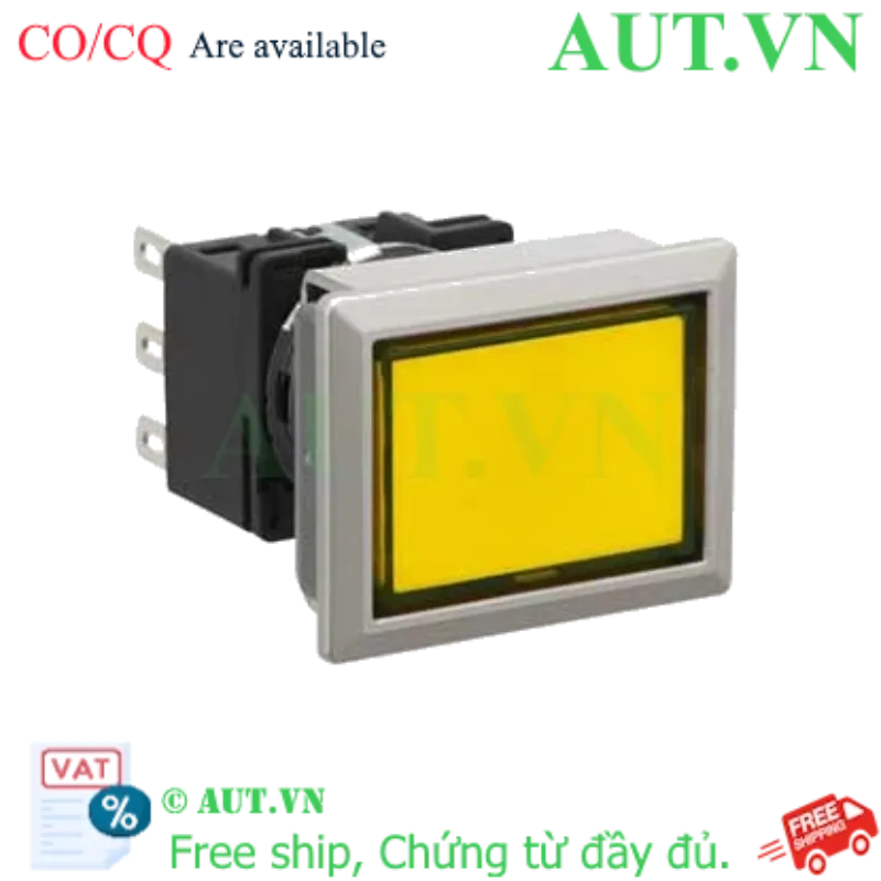Ảnh của Nút nhấn nhả không đèn IDEC LB8MB-M1T5LY 1NO+1NC (Vàng)