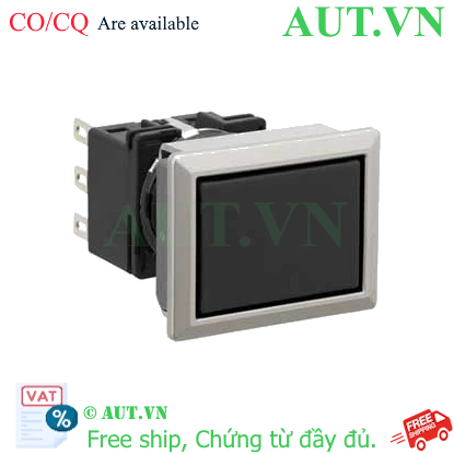 Ảnh của Nút nhấn nhả không đèn IDEC LB8MB-M1T6B 2NO+2NC (Đen)