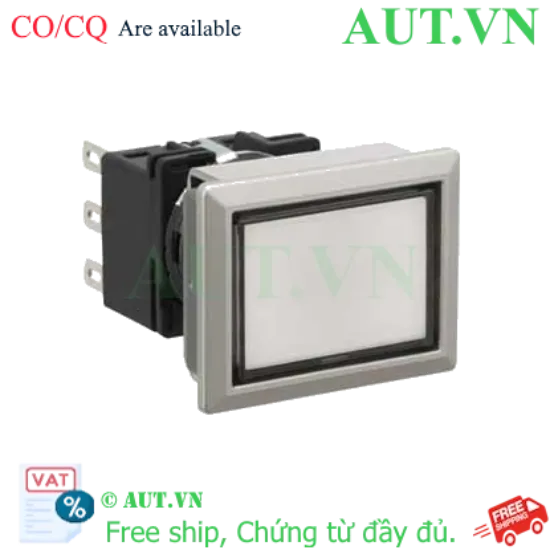 Ảnh của Nút nhấn nhả không đèn IDEC LB8MB-M1T6W 2NO+2NC (Trắng)