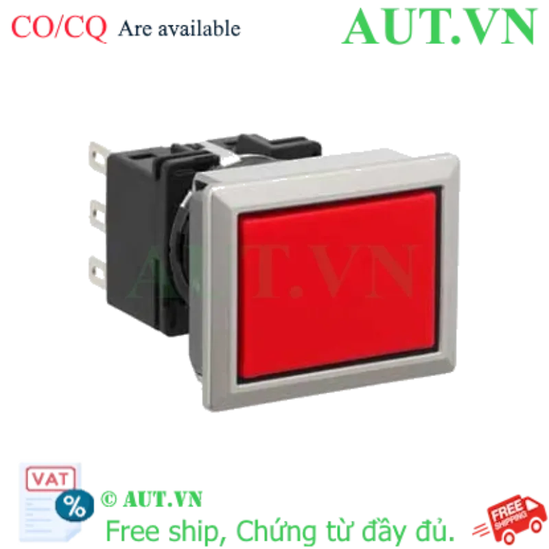 Ảnh của Nút nhấn nhả không đèn IDEC LB8MB-M1T7LR 3NO+3NC (Đỏ)
