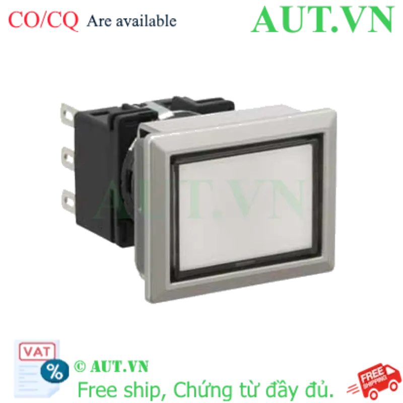 Ảnh của Nút nhấn nhả không đèn IDEC LB8MB-M1T7LW 3NO+3NC (Trắng)