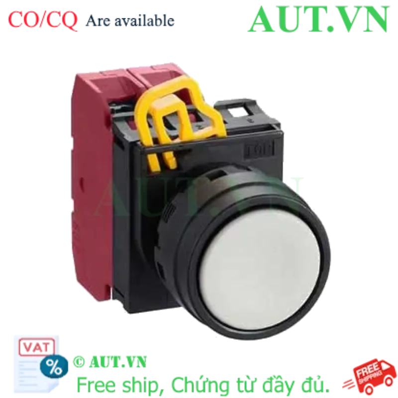 Ảnh của Nút nhấn nhả không đèn IDEC YW1B-M1E02W D22 2NC (Trắng)