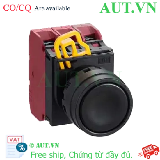 Ảnh của Nút nhấn nhả không đèn IDEC YW1B-M1E03B D22 3NC (Đen)