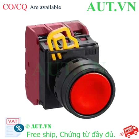 Ảnh của Nút nhấn nhả không đèn IDEC YW1B-M1E03R D22 3NC (Đỏ)