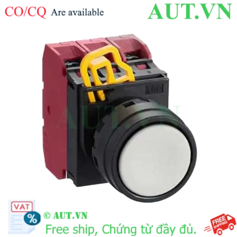 Ảnh của Nút nhấn nhả không đèn IDEC YW1B-M1E03W D22 3NC (Trắng)
