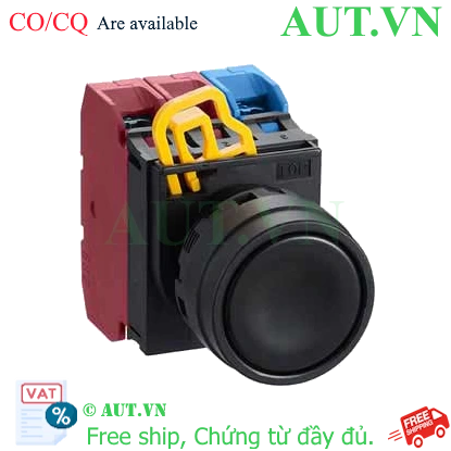 Ảnh của Nút nhấn nhả không đèn IDEC YW1B-M1E12B D22 1NO+2NC (Đen)