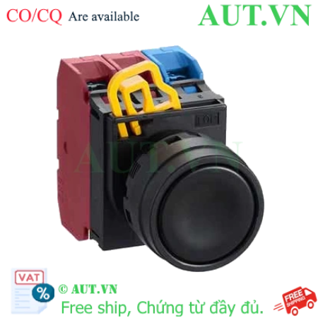 Ảnh của Nút nhấn nhả không đèn IDEC YW1B-M1E12B D22 1NO+2NC (Đen)