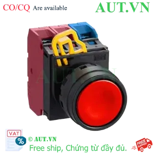 Ảnh của Nút nhấn nhả không đèn IDEC YW1B-M1E12R D22 1NO+2NC (Đỏ)
