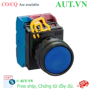 Ảnh của Nút nhấn nhả không đèn IDEC YW1B-M1E12S D22 1NO+2NC (Xanh)
