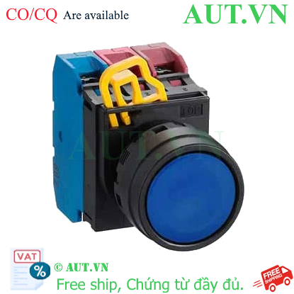 Ảnh của Nút nhấn nhả không đèn IDEC YW1B-M1E12S D22 1NO+2NC (Xanh)