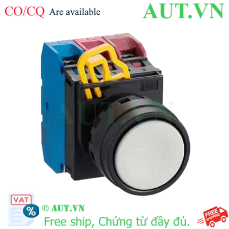 Ảnh của Nút nhấn nhả không đèn IDEC YW1B-M1E12W D22 1NO+2NC (Trắng)