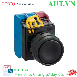 Ảnh của Nút nhấn nhả không đèn IDEC YW1B-M1E21B D22 2NO+1NC (Đen)