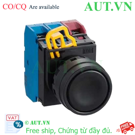Ảnh của Nút nhấn nhả không đèn IDEC YW1B-M1E21B D22 2NO+1NC (Đen)