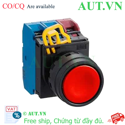 Ảnh của Nút nhấn nhả không đèn IDEC YW1B-M1E21R D22 2NO+1NC (Đỏ)
