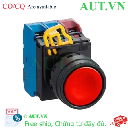 Ảnh của Nút nhấn nhả không đèn IDEC YW1B-M1E21R D22 2NO+1NC (Đỏ)