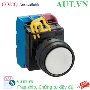 Ảnh của Nút nhấn nhả không đèn IDEC YW1B-M1E21W D22 2NO+1NC (Trắng)