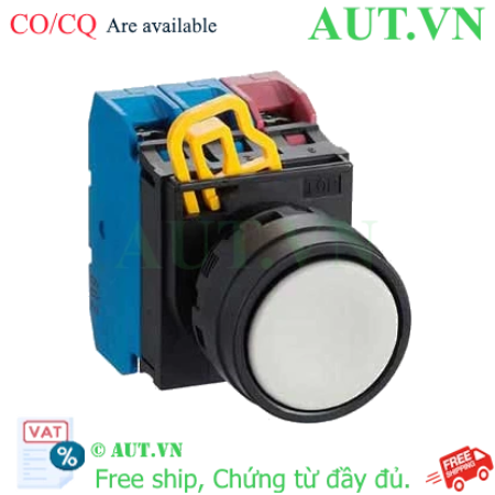 Ảnh của Nút nhấn nhả không đèn IDEC YW1B-M1E21W D22 2NO+1NC (Trắng)
