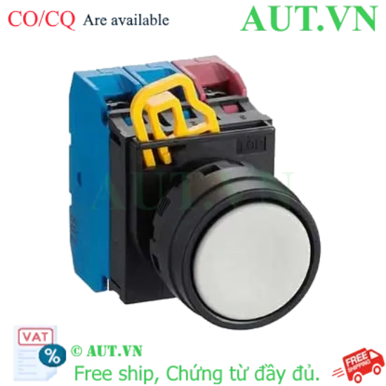 Ảnh của Nút nhấn nhả không đèn IDEC YW1B-M1E21W D22 2NO+1NC (Trắng)