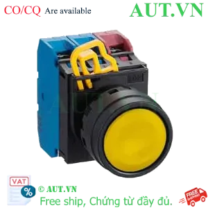 Ảnh của Nút nhấn nhả không đèn IDEC YW1B-M1E21Y D22 2NO+1NC (Vàng)