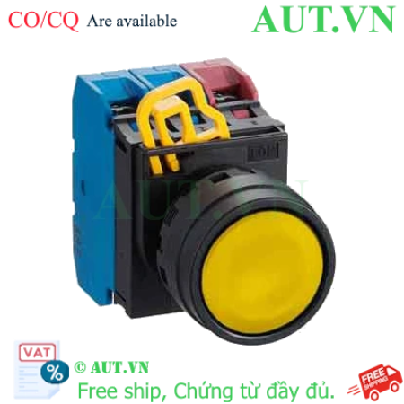 Ảnh của Nút nhấn nhả không đèn IDEC YW1B-M1E21Y D22 2NO+1NC (Vàng)