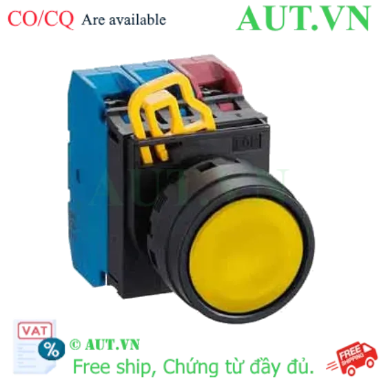 Ảnh của Nút nhấn nhả không đèn IDEC YW1B-M1E21Y D22 2NO+1NC (Vàng)