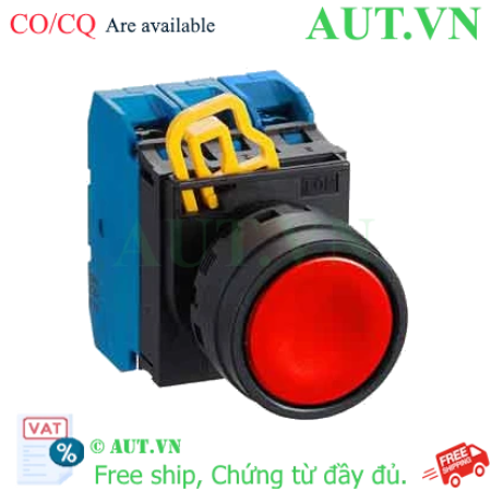 Ảnh của Nút nhấn nhả không đèn IDEC YW1B-M1E30R D22 3NO (Đỏ)