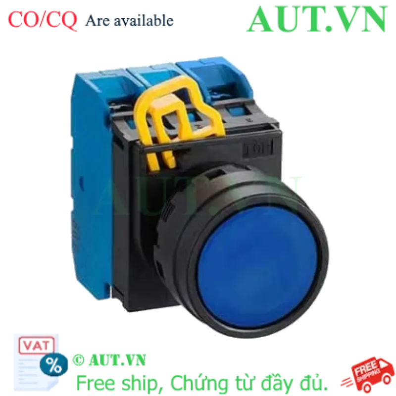 Ảnh của Nút nhấn nhả không đèn IDEC YW1B-M1E30S D22 3NO (Xanh)